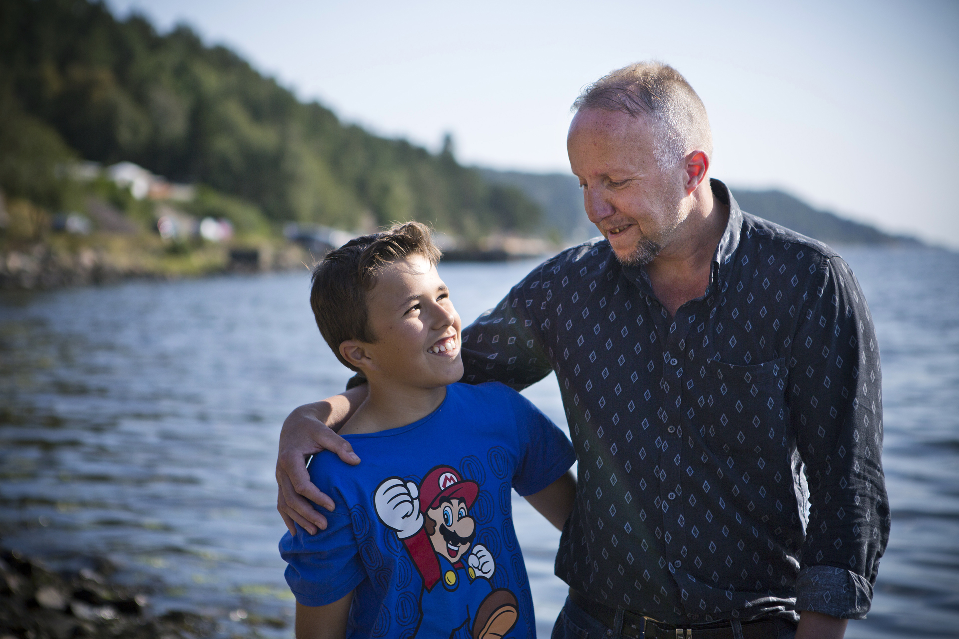 Carsten og Stein Holter ble reddet av redningsskøyta sommeren 2015 - redningsselskapet