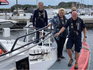 Erna Solberg besøker redningsskøyta