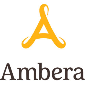 Bildet viser Ambera logoen