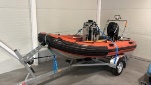 RescueRIB tilhørende RS maritimt mobilt innsatsteam