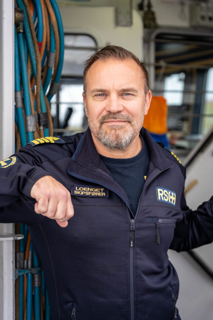Redingsmann Jahn André Loenget på RS Gjert Wilhelmsen